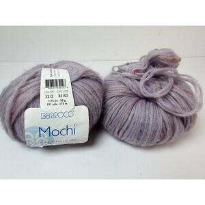 Berroco Mochi Alpaca Wool Nylon Yarn - Lot of 2 Balls